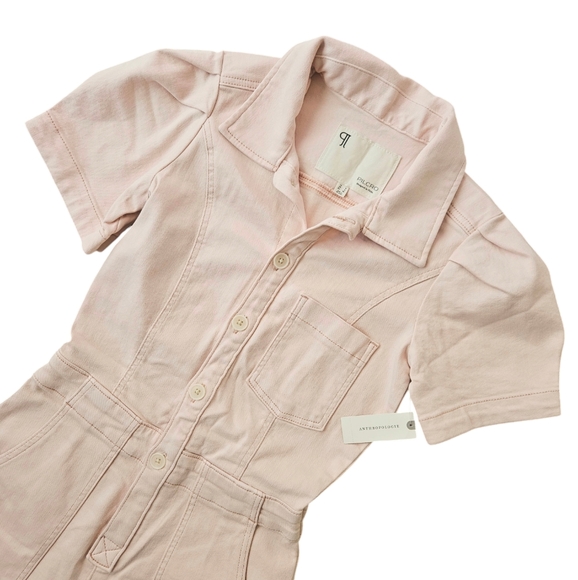 Anthropologie The Kit Utility Romper by Pilcro - Picture 3 of 10